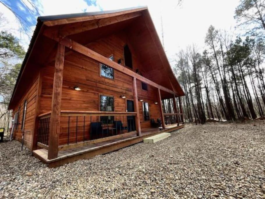 The Secluded Reset Button Cabin Broken Bow Exterior photo